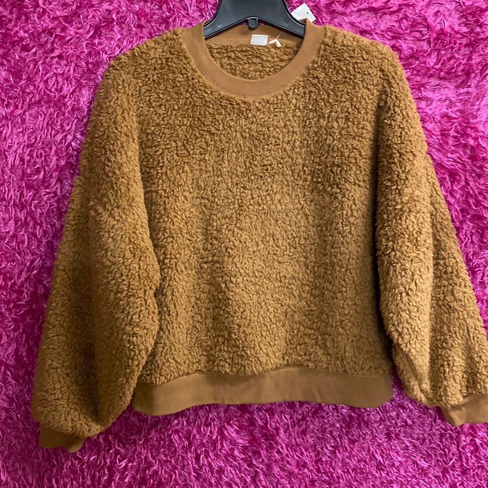 Teddy sweater Gap medium petite